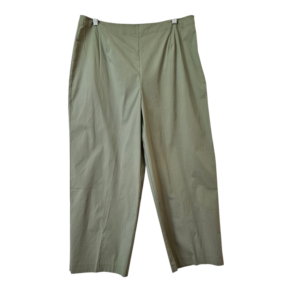 Talbots Olive Wide Leg Pants